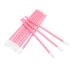 MERRYHAPY 100pcs Eyelash Beauty Tools Makeup Brush Lip Lip Smudge Brush Lipstick Wands Lipstick Brush Eyeshadow Applicator Lip Balm Brush Lip Gloss Brush Pink Clean Pp Pole