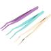 FOMIYES 15 STK Eyelash Extension Tweezers Bent False Eyelash Removal Tools for Perfect Application - Buy Online on GoSupps.com