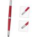 DOITOOL Pen Embroidered Permanent Aluminium Makeup Microblading Make Manual Eyebrow Alloy Supply Pencil 14.2x0.9cm Red - Buy Online on GoSupps.com