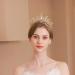Kamirola Baroque Queen Crown Rhinestone Bridal Tiara - Gold Crystal Headband for Wedding, Prom, Pageant, Birthday, Halloween - Buy Online on GoSupps.com