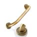 Bathroom Grab Bar Safety Support Rail 18-Inch Brass Grab Bars for Bathtubs and Showers Brushed Nickel European Carved Vintage Handrail Wal