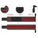 FAMOUS SPORT Red Gym Wrist Wraps for Weightlifting - Professional Wrist Support with Thumb Loop for Men & Women - Ideal for Crossfit, Powerlifting, and Strength Training - 18 inch - Buy Online on GoSupps.com