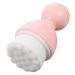 minkissy 1pc Cleansing Brush Liquid Makeup Mineral Foundation Powder Handheld Scrubber Face Brush Travel Brush Face Body Brush Facial Cleansing Brush Compact Face Brush Travel Pink