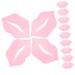 WOONEKY 20pcs Lip Care Masks Drying Lip Exfoliator Scrub Peptide Makeup Supplies for Women Random Style