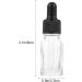 Beaupretty 10-Pack Clear Glass Essential Oil Travel Bottles - Empty Tincture Containers with Drip Tenders for International Shipping - Buy Online on GoSupps.com