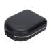 Semiter Summer gift Waterproof Hearing Aid Storage Case Black Hearing Aid Case Hearing Aid Storage Drop Resistance Store Hearing Aids for Behind the Ear Hearing Aid
