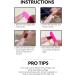 Sethexy French Short Square False Nails Collection - 24Pcs Glossy White Swirl Press on Nails - Buy Online on GoSupps.com