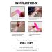 Sethexy Abstract Almond Shape False Nails - 24 Stylish Acrylic French Press-On Nails for Women & Girls - Perfect Swirl Design - Buy Online on GoSupps.com