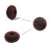 Sunnysam Extra Small Hair Knot Shaper for Kids - 6 Pack Mini Hair Donut Socks for Girls Perfect for Short & Thin Hair (6.1 cm Dark Brown) - Buy Online on GoSupps.com