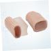 Healifty Silicone Gel Toe Separator Caps - Hammer Toe Sleeves for Toe Cushion Brace and Eversion Correction - 1 Pair Beige - Buy Online on GoSupps.com