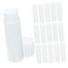 Anneome 50 Pi ces Tubes Vides pour Polypropyl ne avec Bouchons Blancs Contenants Durables Odeur pour Tube Transparent R utilisable pour DIY Complet avec Caps