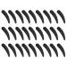 Beavorty 100pcs mask scoop cream scoop facial cream spoons tool face products makeup spoon beauty cream spoons face spatula moisturizers spoon Cream Mask applicator brush woman moisturizing Black