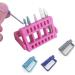 KOOBOOK 16 Holes Acrylic Nail Art Drill Bit Holder & Organizer - Salon Gray | 2Pcs Set - Buy Online on GoSupps.com