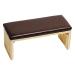 Nail Art for Women Nail Pillow Double-layer Long Lifespan Wood Manicure Arm Rest Cushion for Women Nail Pillow Stand for Indoor