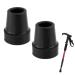Walking Stick Rubber Ends 19mm 2Pcs Rubber Ferrules Walking Stick Rubber Tips Heavy Duty Rubber Replacement Cane Tip Black Walking Sticks Ferrule for Walking Cane Crutch Folding Cane