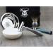 Buy Haryali London Antique Silver 5-in-1 Shaving Set | Luxury Shaving Brush Razor Soap & Bowl - International Shipping - Buy Online on GoSupps.com