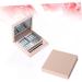 NOLITOY 2pcs Highlighters Lip Balm Makeup Pallette Pink Empty Eyeshadow Dish Eye Shadow Magnetic Empty Shell - Buy Online on GoSupps.com