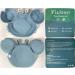 Vicloon Silicone Suction Plate for Toddlers - Non Slip Baby Weaning Plate in Blue | Baby Cutlery included | Highchair Friendly - Buy Online on GoSupps.com