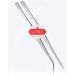 ULTNICE 2pcs Stainless Steel Feeding Pliers Tweezers for Reptiles - Straight & Curved for Snakes Lizards & Spiders (Silver) | Shop Internationally - Buy Online on GoSupps.com