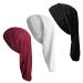 Dreadlock Sleep Caps for Long Dreads Braids Women Men Spandex Loc Bonnet Black White Burgundy Jumbo Hair Covers