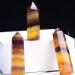 Natural Tiger Eye Crystal Hexagon Point - 70-80mm Healing Stone Wand | Unique Home Decor & Gift - Buy Online on GoSupps.com