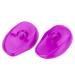 Besreey Silicone Ear Covers for Hair Styling - Ear Shield Protective Cover | Ear Protectors Ear Shower Covers Reusable Hair Dye Earmuffs Silicone for Home Salon Barber Purple