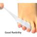 Jinlanshop 4-Piece Silicone Toe Spreader & Separator - Universal Size White Protector for Small Toes | Prevent Overlapping - Buy Online on GoSupps.com