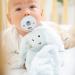 Bella Tunno Bubbi Buddy Dog Lovey Pacifier Holder for Teething Babies - Soft Plush Comforter - Buy Online on GoSupps.com