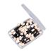 KALLORY 50 Pcs Sponge Makeup Applicator Long Eyeshadow Cosmetic Eye Shadow Brush Set Size 1 Black