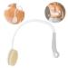FULLOFJOY Back Bath Brush Long Handle for Shower  Curved Back Scrubber for The Elderly  Disabled  Limited Mobility  U-Shaped Body Shower Brush for Man and Woman  27.56  Length 1 piece