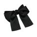 Gemini_mall Z17N Black bow hair clip Acrylic Black