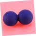 Fomiyes Peanut Ball - 2 Pack Silicone Fitness Roller for Whole Body Massage | Yoga & Fascia Relief - Buy Online on GoSupps.com