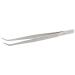 Efco pointed curved tweezers silver 15 cm
