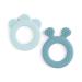 Done by Deer Teething Ring Set - 2 Silicone Deer Friends in Blue | Safe & Stylish Baby Teethers - Buy Online on GoSupps.com