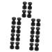 Gadpiparty 20 pcs Towels Bathroom Practical for Premium Metal Storage Mount Hooks Towel with Home Mounted 2.9X1.8CMx5pcs Blackx5pcs
