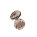 NFEGSIYA contact lens container 1 piece of contact lentils Care with mirror nice solid sustainable round box cosmetic contact lenses bearing case (color: gray)