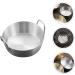 Zerodeko 2pcs Sauce Dish Steel Dipping Plates Pistachio Bowl Serving Bowls for Entertaining Spice Containers Metal Sauce Kimchi Container Dipping Bowls Binaural Stainless Steel re-usable 8X8CMx2pcs Silverx2pcs - Buy Online on GoSupps.com