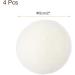 sourcing map 4 Pcs Wool Dryer Balls 2 Inches Wool Laundry Dryer Balls for Reducing Clothing Static and Wrinkles White 2" White - Buy Online on GoSupps.com