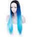 Buy GCX Ladies Straight Blue Gradient Wig | Fashionable & Breathable Women's Wig - Buy Online on GoSupps.com
