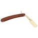 Ergonomic Vintage Beard Razor Stand for Men | Solid Wood & Stainless Steel Holder | Perfect Barber Shop Accessory - Buy Online on GoSupps.com