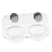 TOGEVAL 1 Set Magnetic Water Feeder Gecko Feeding Cups Reptile Feeding Cups Leaopard Tortoise Worm Acrylic