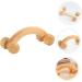 Lurrose Wooden Massage Roller - Back & Facial Massage Device for Deep Tissue Relief | Handwick Foot & Arm Roller 17x6.8cm - Buy Online on GoSupps.com
