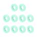 minkissy 10 Rolls Eyelash Tape Makeup Lash Tape Eyelash Tape for Lash Extensions Makeup Gadgets Breathable Micropore Fabric Tape False Non-woven Tape Auxiliary Tool Make up Green 10 Rolls