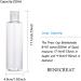 BENECREAT 8 Pack 250ml (8.45oz) Empty PET Plastic Air Flight Travel Bottles with Clear Disc Cap for Toiletries Shampoo Cosmetic Lotion Clear Cap 250ml - Buy Online on GoSupps.com