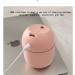 Mini Portable USB Humidifier with Colorful Night Light - Small Room & Car Essential Oil Diffuser and Purifier - Pink - Buy Online on GoSupps.com