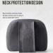 Forbell Memory Cotton Car Headrest Neck Pillow - Suede Black Car Accessories - Buy Online on GoSupps.com