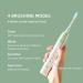 CD-08 Electric Toothbrush for Adults | Rechargeable Sonic Tooth Brush with 4 Modes Pressure Sensor Smart Timer - Long Lasting Charge (80 Days) - White & Light Green - Buy Online on GoSupps.com