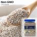 Golden Crown White Chia Seeds - 100% Natural, Kosher, Gluten-Free, Non-GMO, Vegan - 24 Oz - Buy Online on GoSupps.com