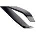 Professional Stainless Steel Black Slant Tweezers by DreamCut - Precision Eyebrow and Ingrown Hair Removal - Buy Online on GoSupps.com
