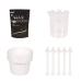 Fesjoy nose hair removal nose wax applicators wax beans kit safe for men and women nose hair removal